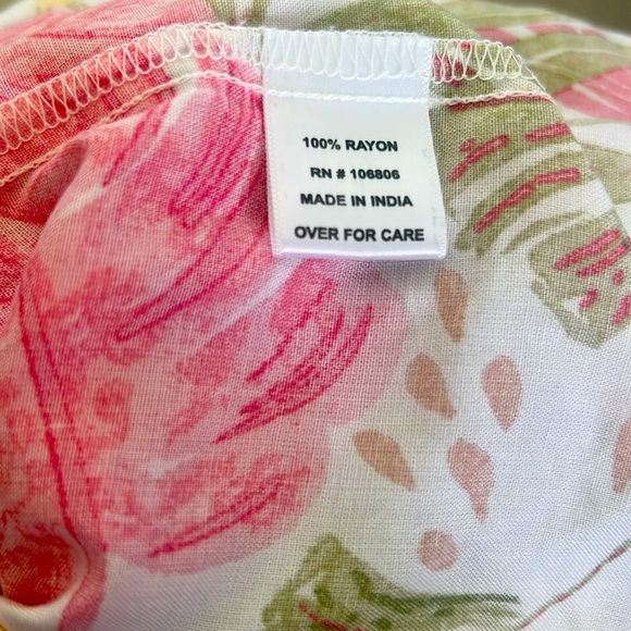 Emily Daniels Women's🌸 Floral Button Down Shirt - Yellow and Pink - Picture 7 of 7